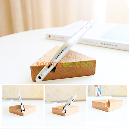 禮品訂造木製手機座紀念品