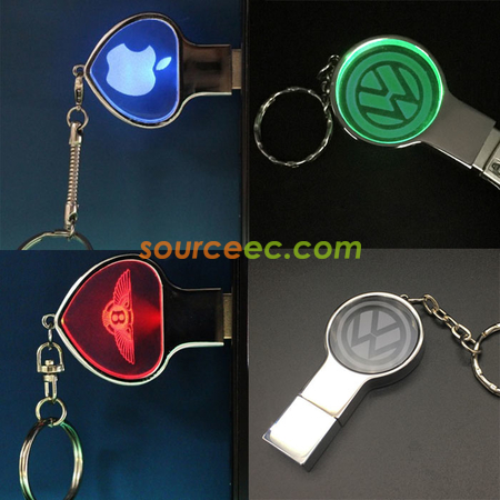 禮品訂造水晶金屬USB手指紀念品