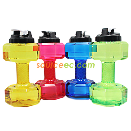 禮品訂造2.2L啞鈴水樽紀念品