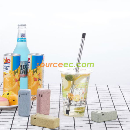 禮品訂造可折疊不銹鋼吸管紀念品