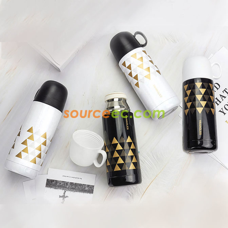 禮品訂造350ML 三角保溫杯紀念品