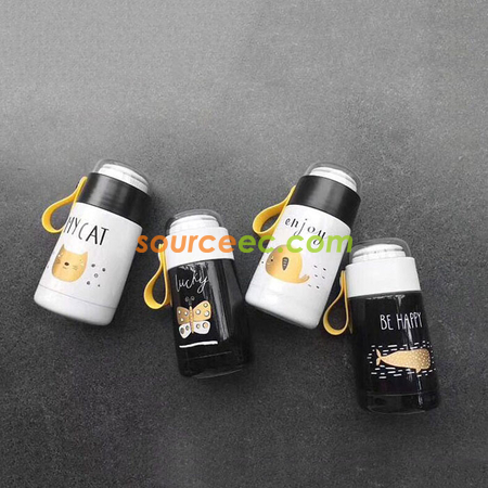 禮品訂造240ML 便攜迷你不銹鋼保溫杯紀念品