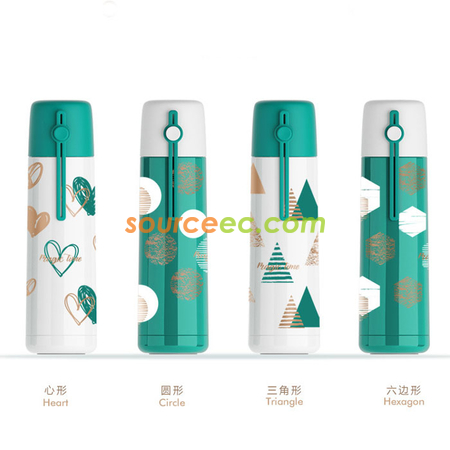 350ML 矽膠提繩不銹鋼保溫杯