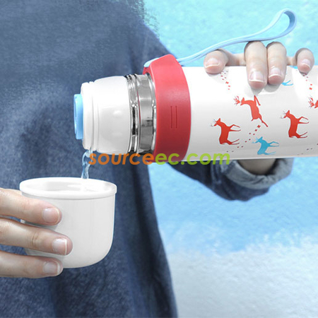 禮品訂造350ML 鹿仔不鏽鋼保溫杯紀念品