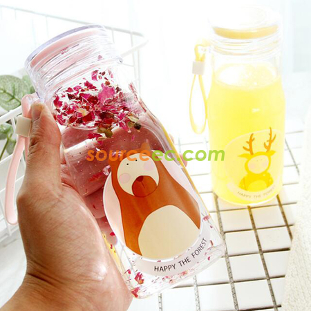 禮品訂造350ML 玻璃隨手杯紀念品
