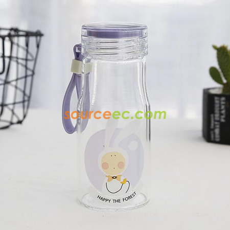 禮品訂造350ML 玻璃隨手杯紀念品