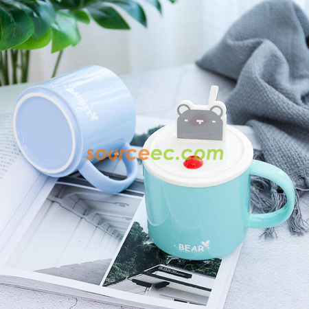 禮品訂造動物陶瓷杯紀念品
