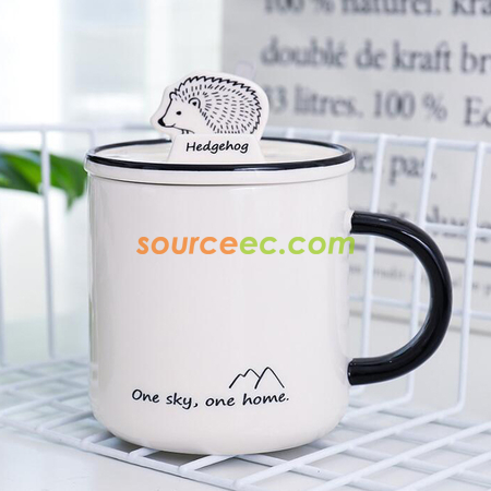 禮品訂造動物陶瓷杯紀念品