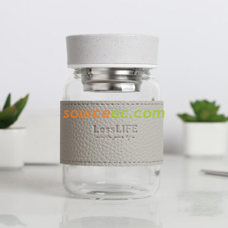 禮品訂造360ML 防燙玻璃杯紀念品