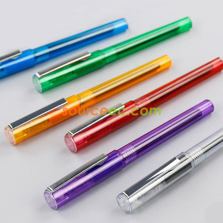 禮品訂造塑膠拔帽型中性筆紀念品