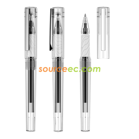 禮品訂造塑膠拔帽型中性筆紀念品