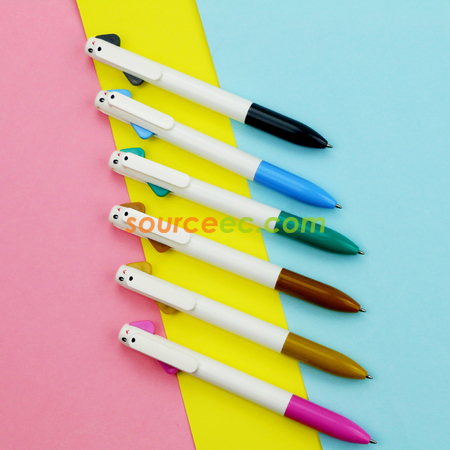 禮品訂造小奶狗卡通多色原子筆紀念品