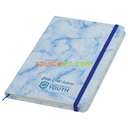 禮品訂造訂製大理石紋PU本紀念品