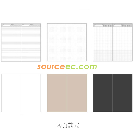 禮品訂造拾色集PU手賬本隨身手賬套裝綁帶記事本日記本紀念品