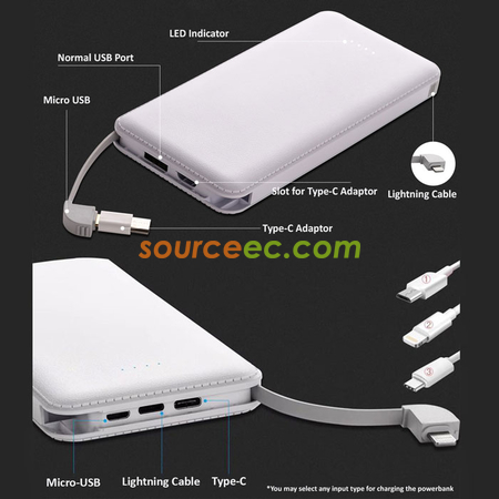 禮品訂造8000mAh移動電源紀念品
