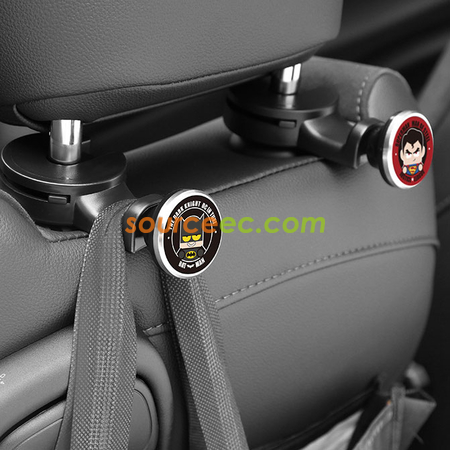 禮品訂造汽車掛鉤車載椅背座椅車用後座後排隱形多功能車內掛勾紀念品