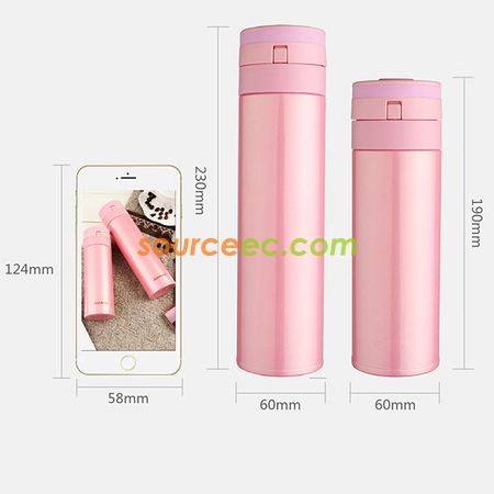 禮品訂造450ML 彈跳直身保溫杯紀念品