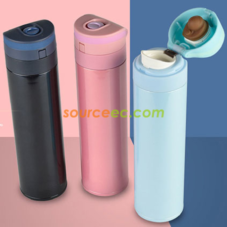 禮品訂造450ML 彈跳直身保溫杯紀念品