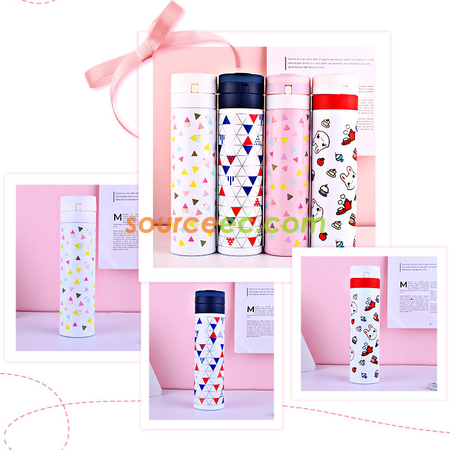 禮品訂造450ML 彈跳直身保溫杯紀念品
