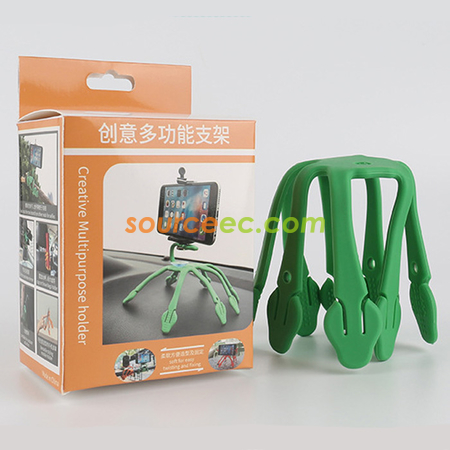 禮品訂造章魚手機支架紀念品