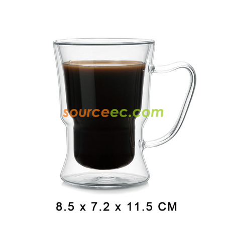 禮品訂造250ML 雙層咖啡杯紀念品