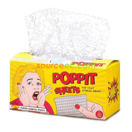 POPPIT sheets發洩氣泡紙紙抽無聊發洩擠泡泡玩具