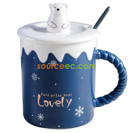 禮品訂造聖誕陶瓷杯紀念品