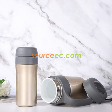禮品訂造500ML 骨瓷內膽保溫杯紀念品