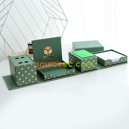 禮品訂造盒裝組合便利貼盒裝多功能禮品創意組合多功能便簽盒紀念品