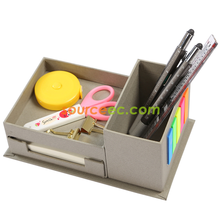 辦公禮品抽取便簽盒創意筆筒便籤紙抽屜盒子便簽盒套裝