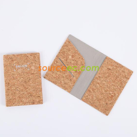禮品訂造PU軟木護照套紀念品