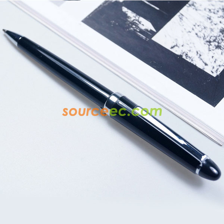 禮品訂造簡易商務辦公按動塑膠原子筆紀念品