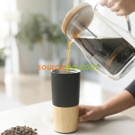 禮品訂造不銹鋼竹保溫杯紀念品