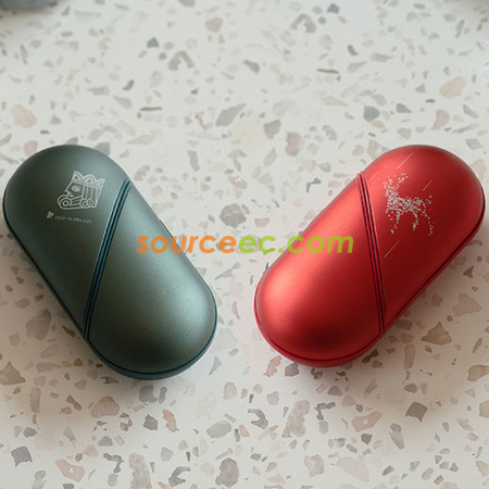 禮品訂造愛心變形暖手寶移動電源紀念品