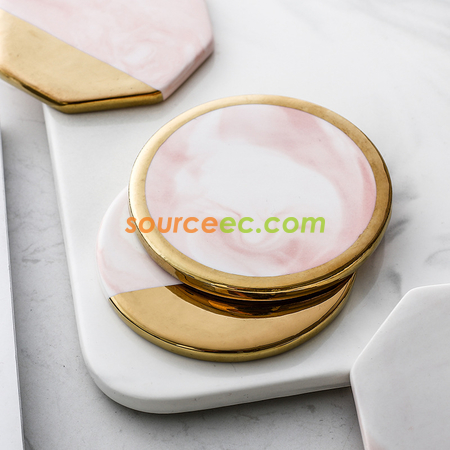 禮品訂造大理石紋杯墊紀念品