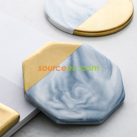 禮品訂造大理石紋杯墊紀念品