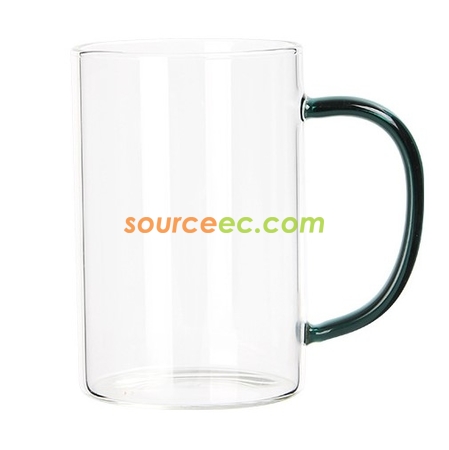 禮品訂造彩色把手玻璃杯紀念品