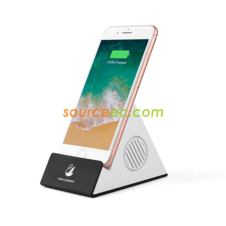 禮品訂造帶音箱無線充手機支架紀念品