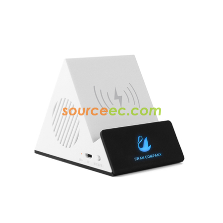 禮品訂造帶音箱無線充手機支架紀念品