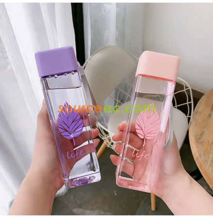 禮品訂造方形簡易運動水樽紀念品