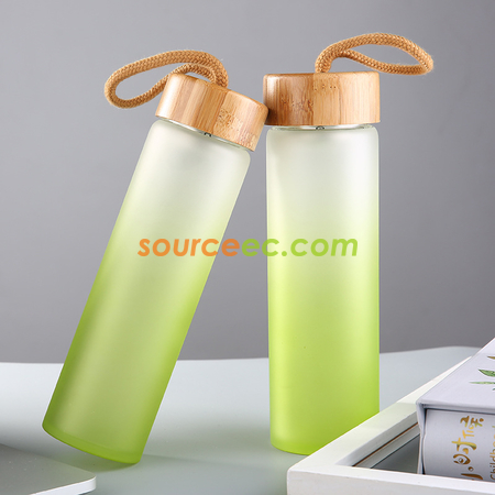 禮品訂造竹蓋玻璃杯紀念品