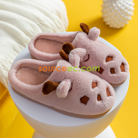 禮品訂造牛年家居保暖鞋紀念品