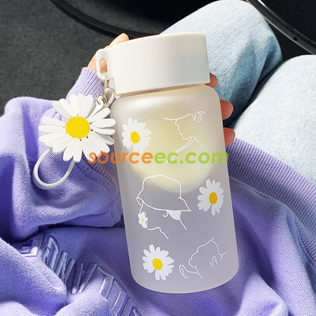 禮品訂造小雛菊玻璃杯紀念品