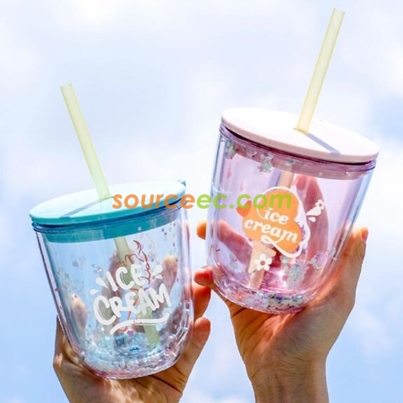 禮品訂造塑膠吸管杯紀念品