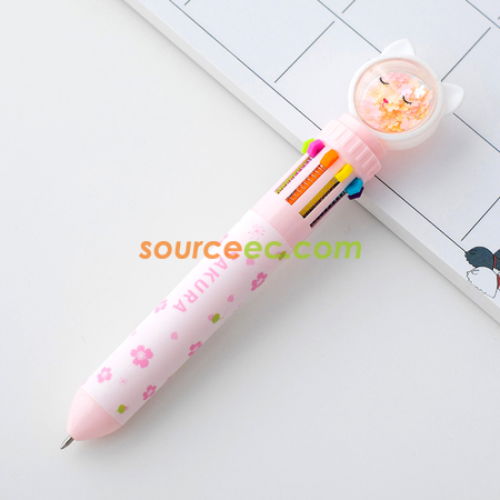 禮品訂造十色廣告筆紀念品