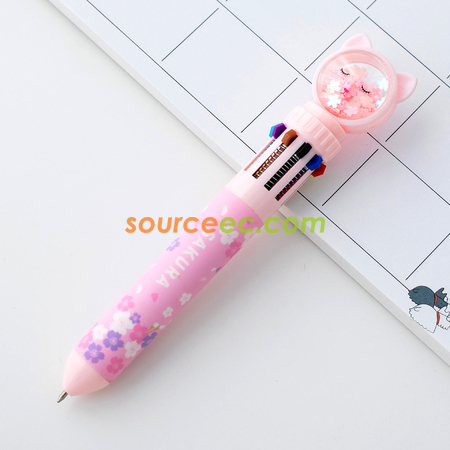 禮品訂造十色廣告筆紀念品