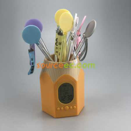 禮品訂造多功能萬年曆筆筒紀念品