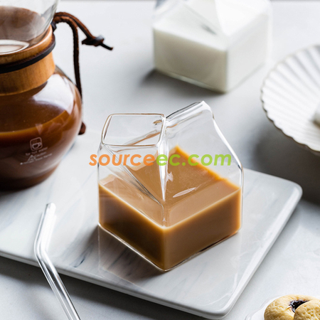 禮品訂造方形牛奶杯紀念品