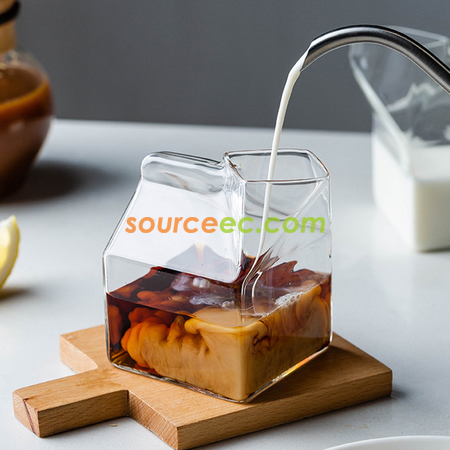 禮品訂造方形牛奶杯紀念品