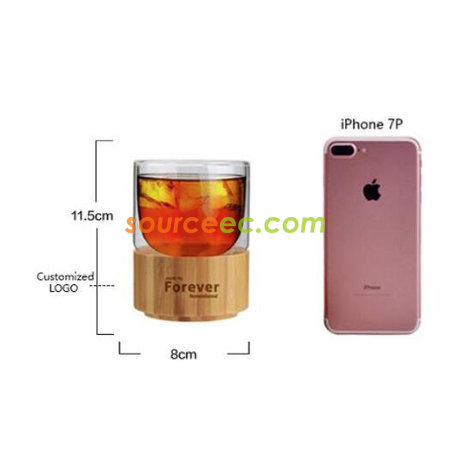禮品訂造雙層玻璃杯紀念品